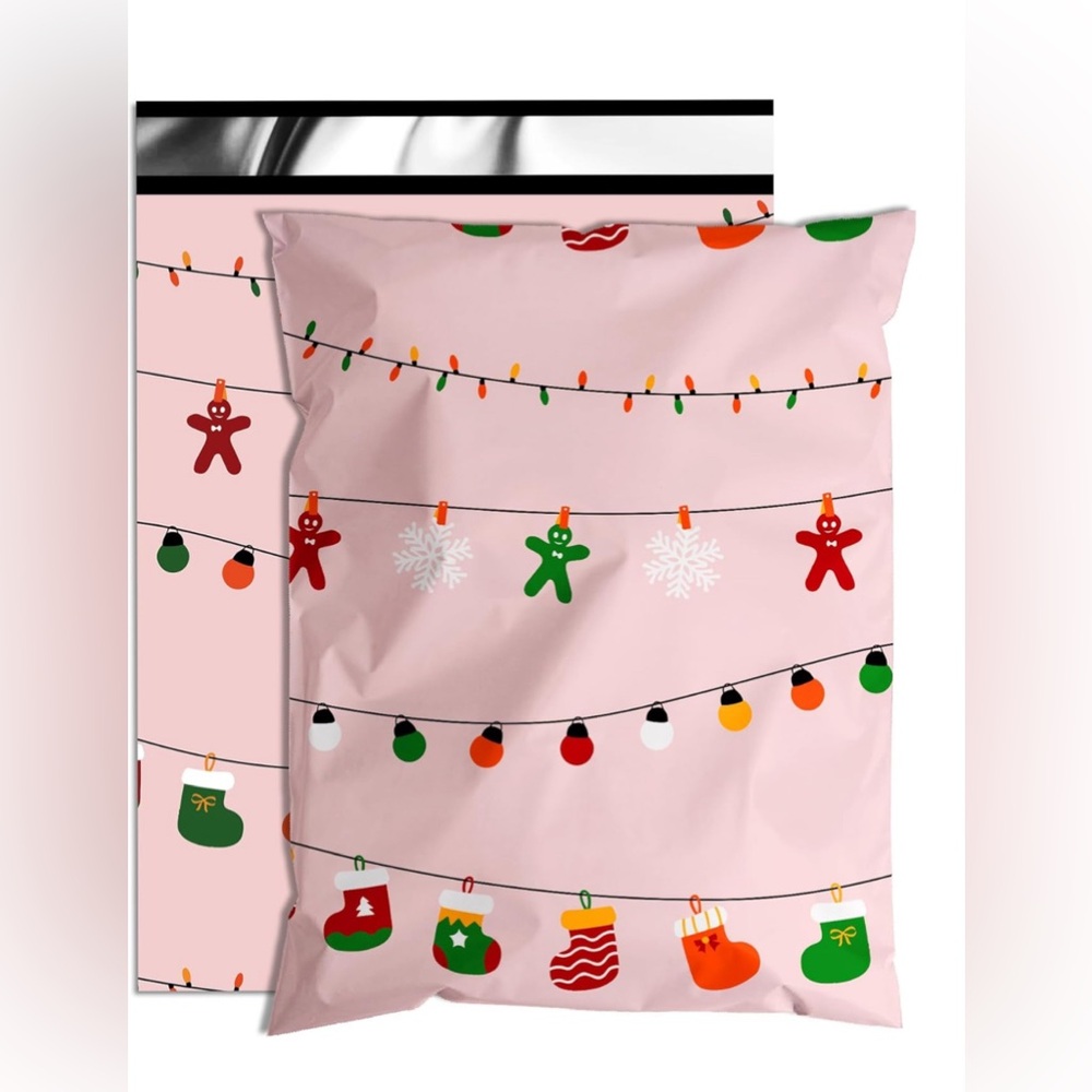20 Holiday Poly Mailers